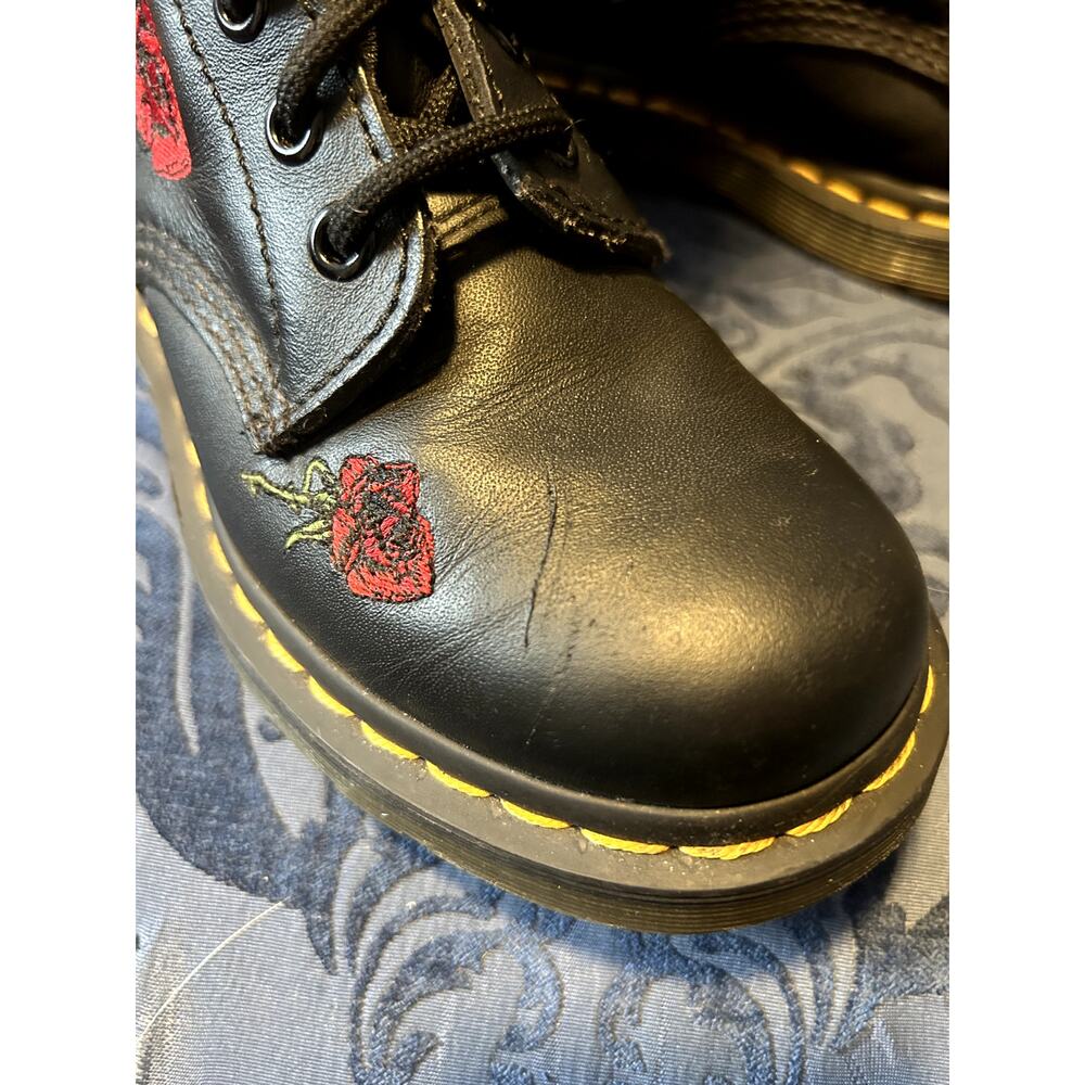 Dr Martens Vonda Red Rose Knee High Size 5/EU 36* - Picture 2 of 8